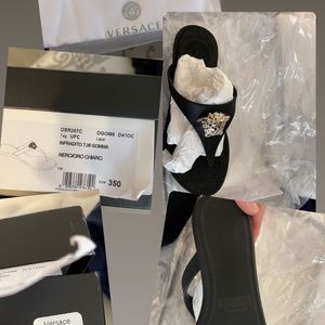 Versace Medusa Thong Sandal